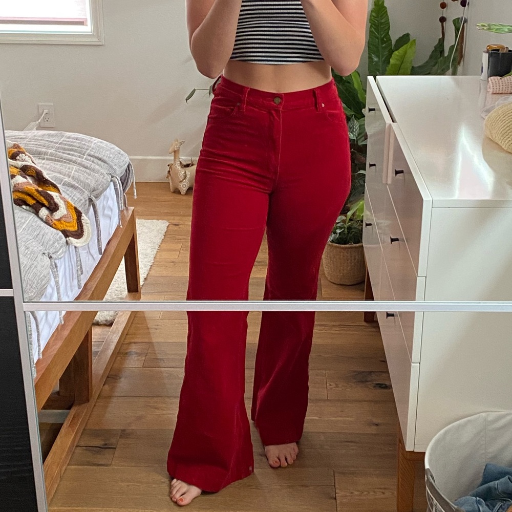 ROLLAS red eastcoast flare pants